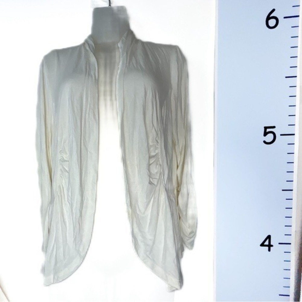 Grace Elements White‎ Cardigan Sweater Medium Classic